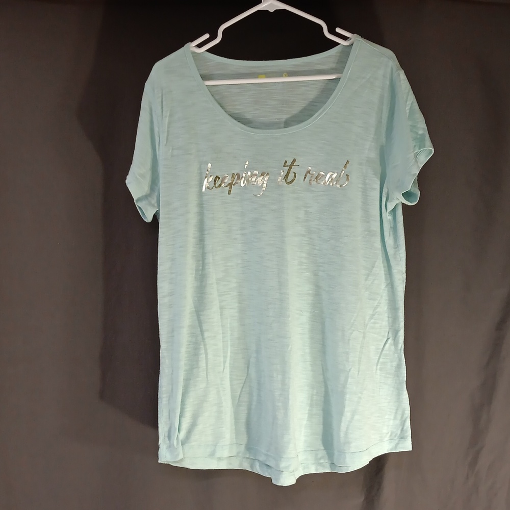 Version, xl, mint green, short t-shirt